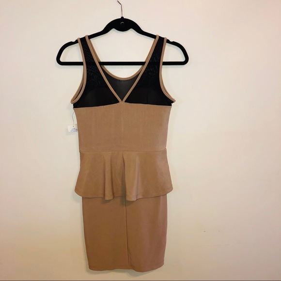 Tan Night Out Dress - Picture 2 of 5
